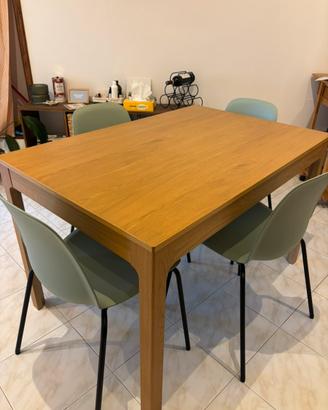 Tavolo allungabile EKEDALEN + 4 Sedie LIDÅS-IKEA