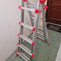 SCALA IN ALLUMINIO-TRASFORM+PROLUNGA ELETTRICA-30M