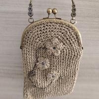 Clutch bag, borsa con chiusura a scatto,