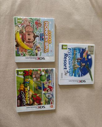 3 videogiochi nintendo 3ds
