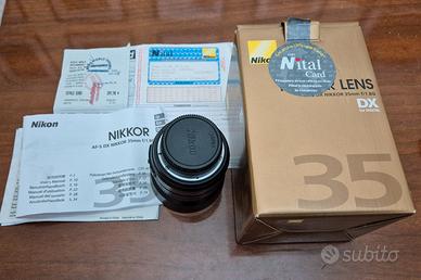 obiettivo Nikon 35mm 1,8