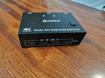 MULTIPLA  DISPLAY Port tra 2 pc 4K  