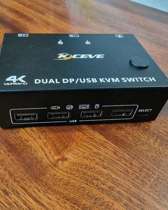 MULTIPLA  DISPLAY Port tra 2 pc 4K  