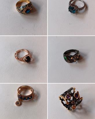 Anelli semplici con pietre