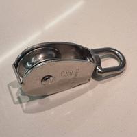 Puleggia inox 316 Ø50 mm girevole 360° 