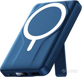 Power Bank Magnetico 10000mAh, + Ricarica Wireless