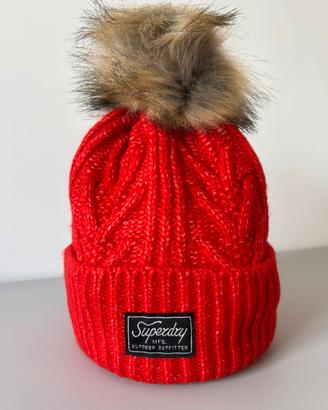Superdry - Cappello a maglia con pompon