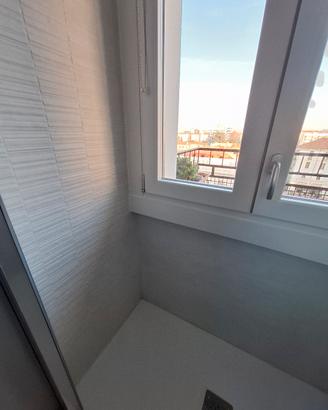 Piastrelle PANARIA 35x100 - Mod. BRIX SILK Bianco