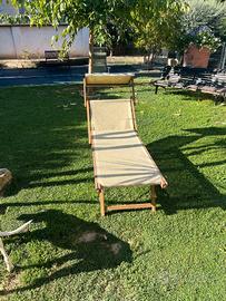 Lettino con tettuccio 