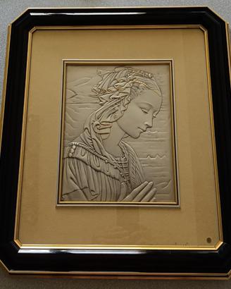 Bassorilievo in argento 925/000