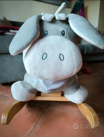 dondolo peluche asinello