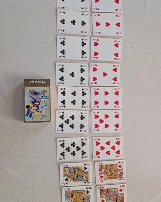Carte da gioco Modiano Topolino incomplete