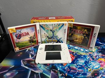Nintendo 2Ds con New Super Mario Bros 2 + 3 giochi