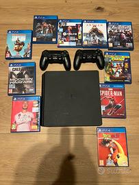 Playstation 4 + 2 joystick + 10 giochi