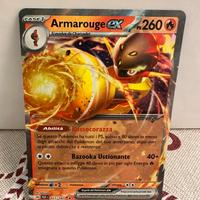 Carta pokemon Armarouge ex 027 Paradosso Temporale