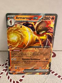 Carta pokemon Armarouge ex 027 Paradosso Temporale