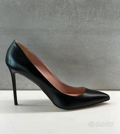 Décolleté IDENTITÀ tacco a spillo nere n. 43 pelle