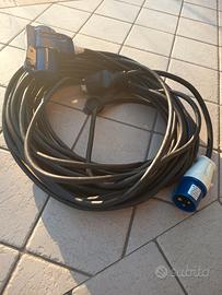 cavo/prolunga per campeggio 25-30 MT 3x2.5 