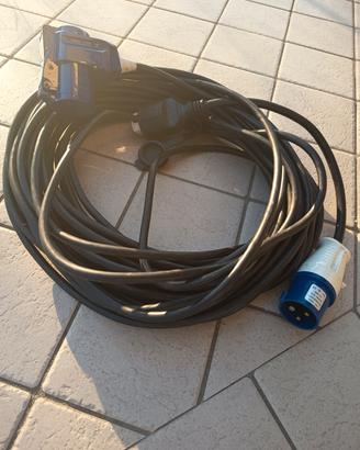 cavo/prolunga per campeggio 25-30 MT 3x2.5 