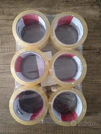 Nastro Trasparente 6 rotoli, 50/66