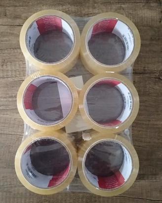 Nastro Trasparente 6 rotoli, 50/66