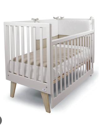 Lettino bimbo Cuoricini mod. Oslo Bianco