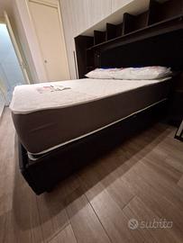 MATERASSO MATRIMONIALE ALTO 30 CM CON CUSCINI 