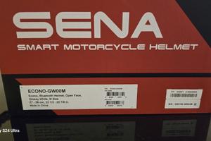 Casco Sena econo Bluetooth Bianco taglia M