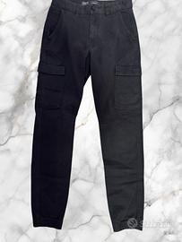 Pantaloni cargo 32 slim stretch uomo denim.co