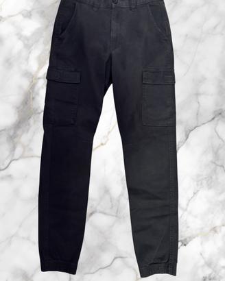 Pantaloni cargo 32 slim stretch uomo denim.co
