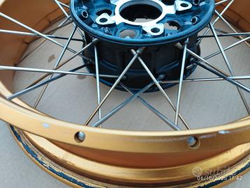 ruota posteriore serie oro x BMW 1250 GS l