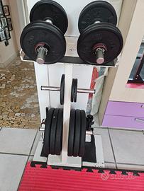 dischi pesi ghisa diametro 28mm decathlon 