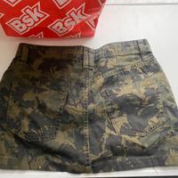 gonna bershka fantasia militare