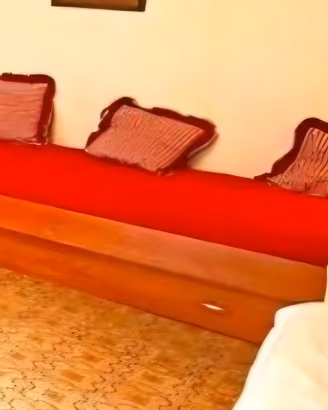 Letto, divano letto e soggiorno