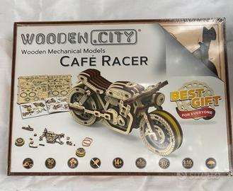 Modello in legno Cafe Racer-Confezione integra