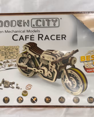 Modello in legno Cafe Racer-Confezione integra