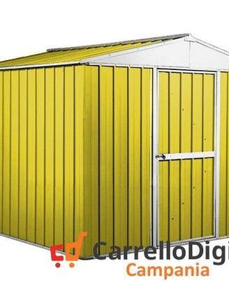 Box deposito porta attrezzi lamiera 276x260 giallo