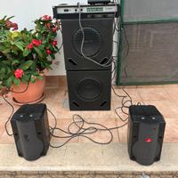 Casse attive lem spx live con mixer