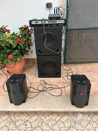 Casse attive lem spx live con mixer