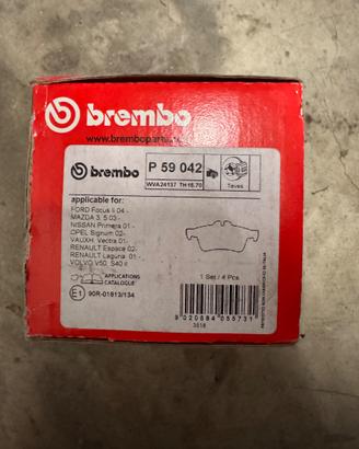 KIT PASTIGLIE FRENO POST BREMBO FORD C-MAX