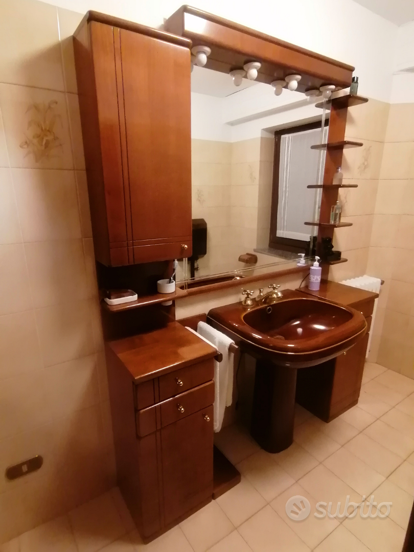 WENKO Mensola doccia sospesa Aldo, cestino da bagno a 2 livelli