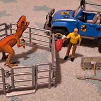 Schleich fuoristrada con dinosauro