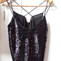 Canotta con paillettes 