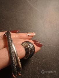 parure Stroili oro anello e bracciale 