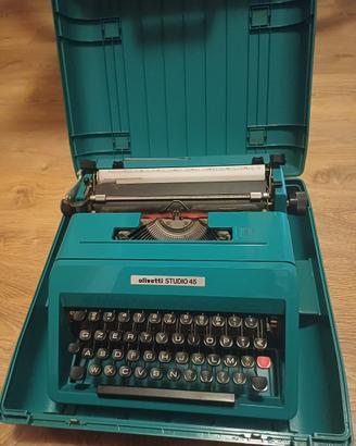 Macchina da scrivere Vintage Olivetti Studio 45