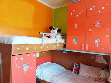 CAMERA BIMBI A PONTE 2 LETTI