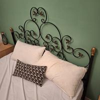 LETTO MATRIMONIALE IN FERRO BATTUTO