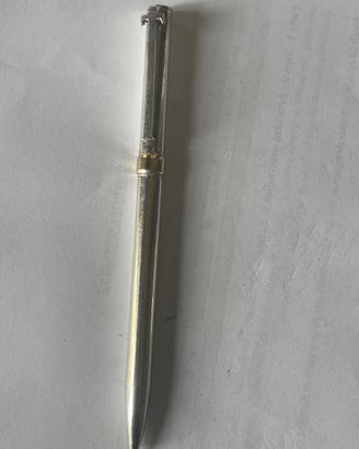 Penna Tiffany in argento pieno