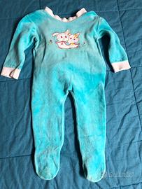 Tutina lunga abbottonata dietro 4/5 mesi