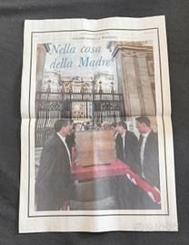 Papa Francesco l'osservatore romano 26 aprile 2025